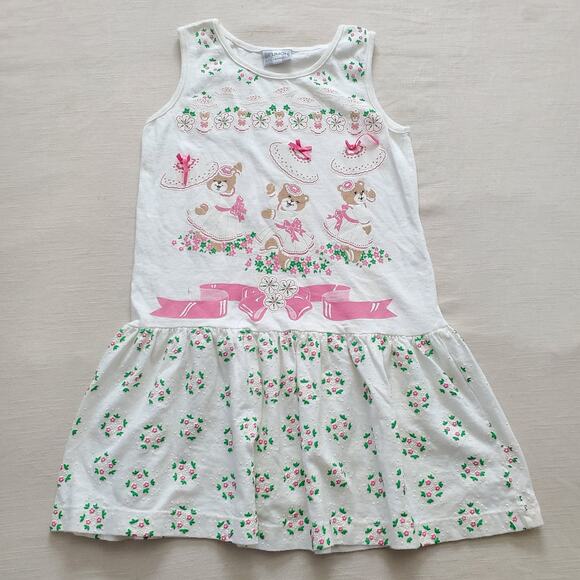Vintage Spumoni Bears Dress kids 9/10 - Picture 1 of 8